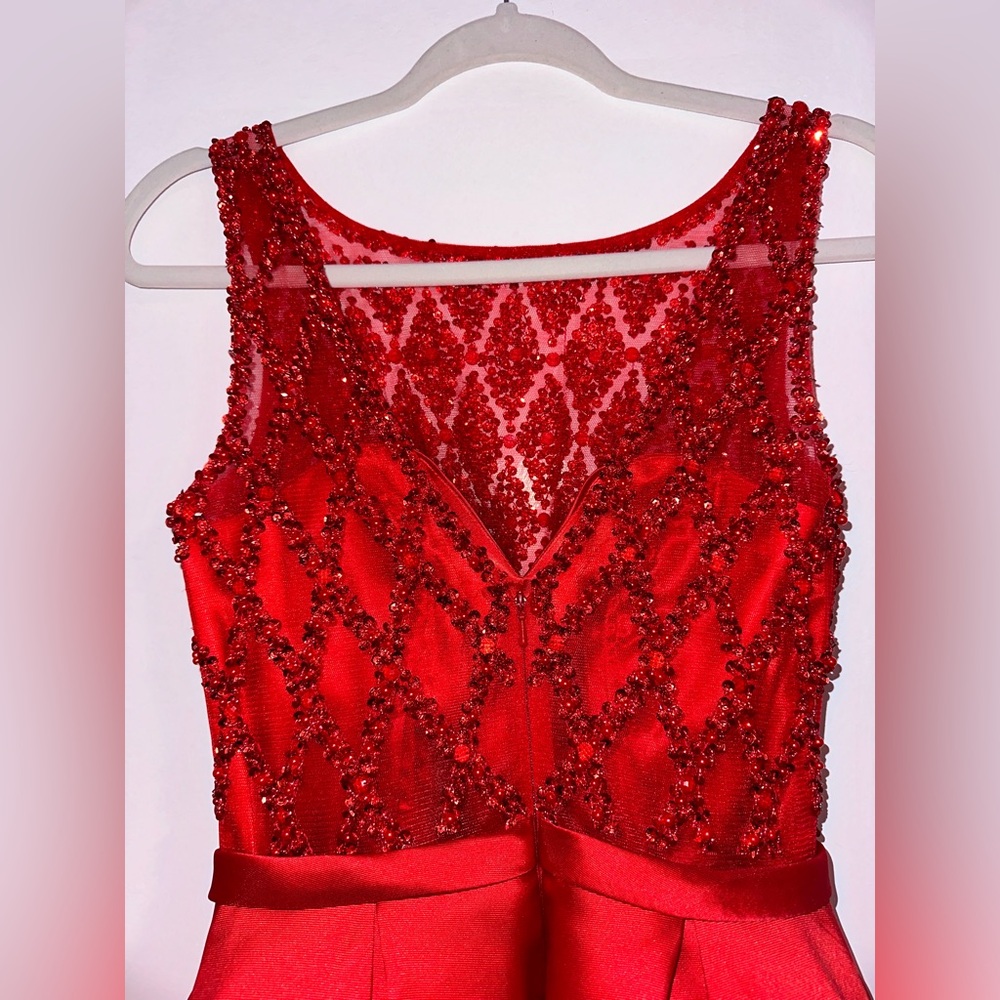 Red Ball Dress - Picture 5 of 7